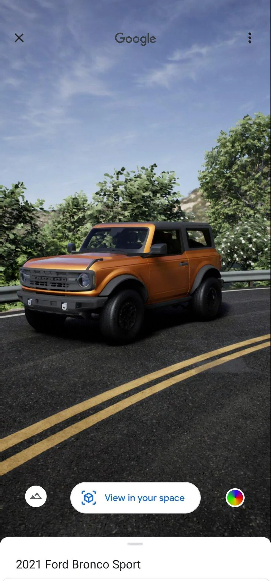 Ford Bronco Cool 3d rendering in Google Screenshot_20210131-230152_Googl