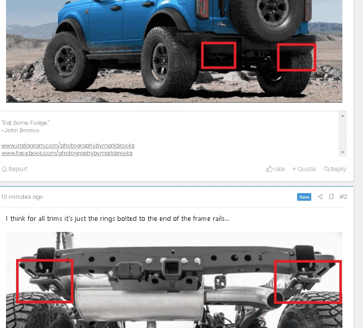Ford Bronco No rear bumper recovery points? 1612218500243