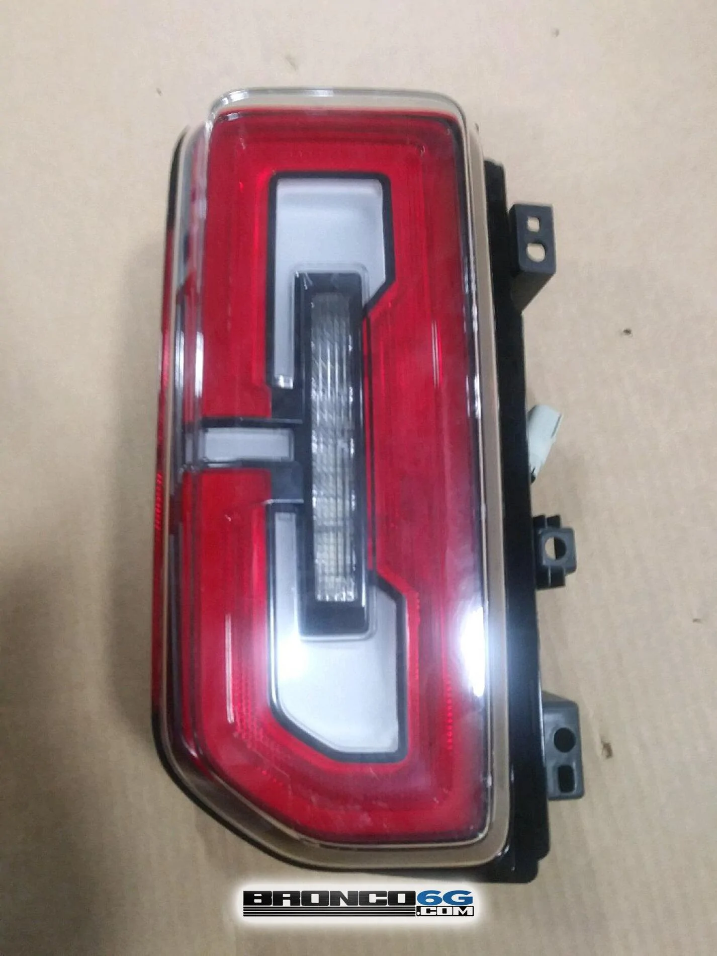 Ford Bronco 📷 Factory Broncos: Modular Black Top + Headlight Assembly, Tail Light Assembly, Puddle Lights 2021 Bronco tail light assembly unit 1