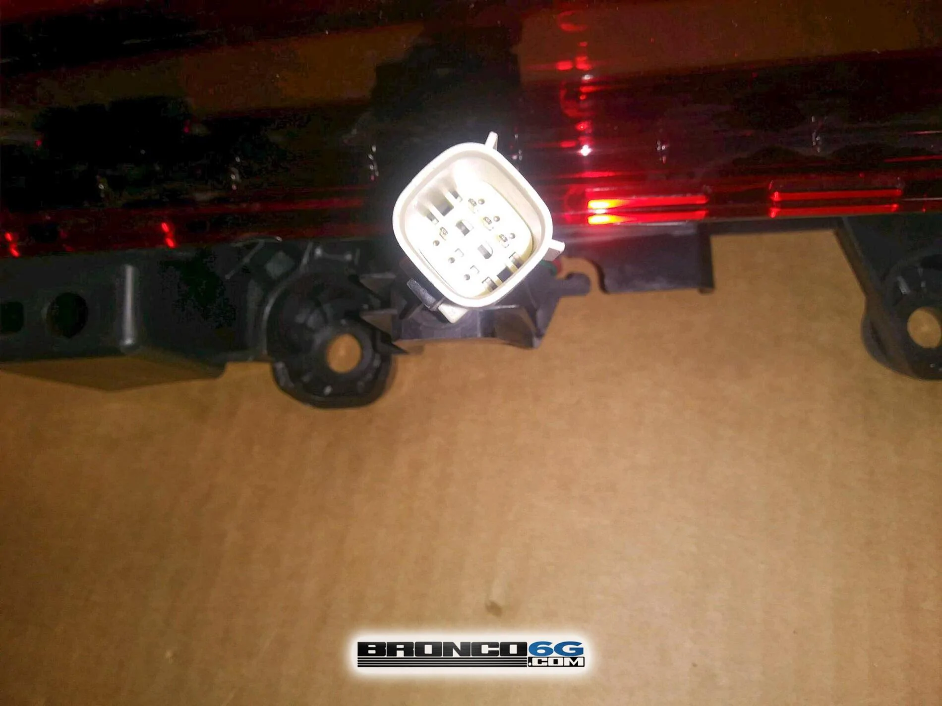 Ford Bronco 📷 Factory Broncos: Modular Black Top + Headlight Assembly, Tail Light Assembly, Puddle Lights 2021 Bronco tail light assembly unit 4
