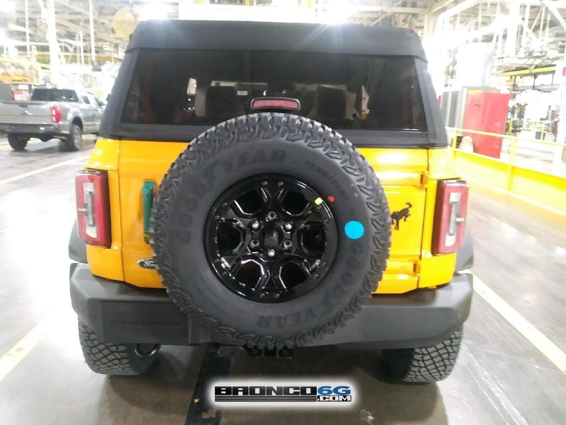 Ford Bronco 📷 Factory Broncos: Modular Black Top + Headlight Assembly, Tail Light Assembly, Puddle Lights 2021 Bronco Sasquatch Cyber Orange Fastback Soft Top 2 Door 1