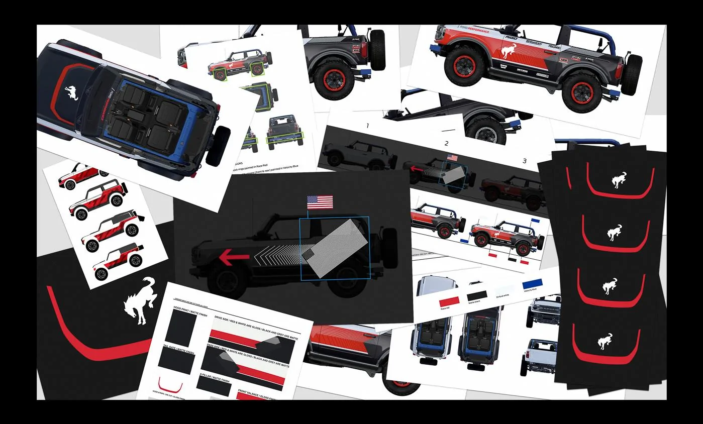 Ford Bronco Ford Performance Debuts Bronco 4600 Race Trucks bronco-4600-race-trucks-ultra4-ford-performance-1