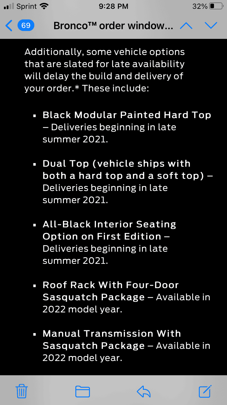 Ford Bronco So does anyone plan on just getting the soft top? 5BD5E1BF-438C-44F0-9EE6-BC643EAD8A0B