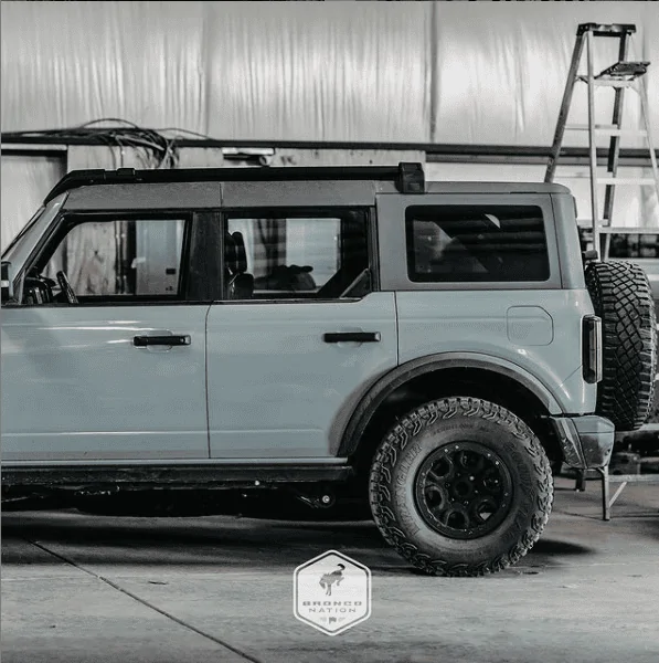 Ford Bronco Shadow Black Top on completed 2021 Bronco at MAP Factory Picture1