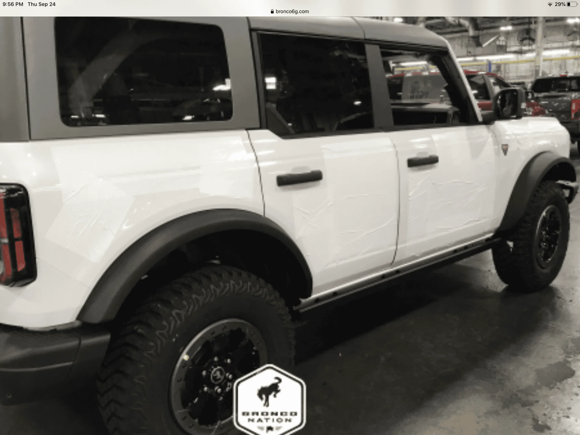 Ford Bronco Shadow Black Top on completed 2021 Bronco at MAP Factory 115ce27a-2858-43ab-b002-6479cbd750dd-png