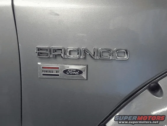 Ford Bronco Fender badge - yay/nay? 1612495598741