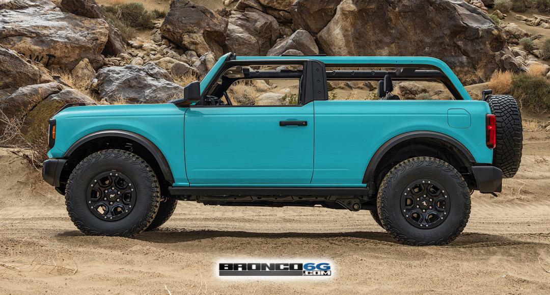 Ford Bronco Bronco Longboard Concept – 2DR LWB Imagined bronco-longboard-c2g-lwb-carribean-blue