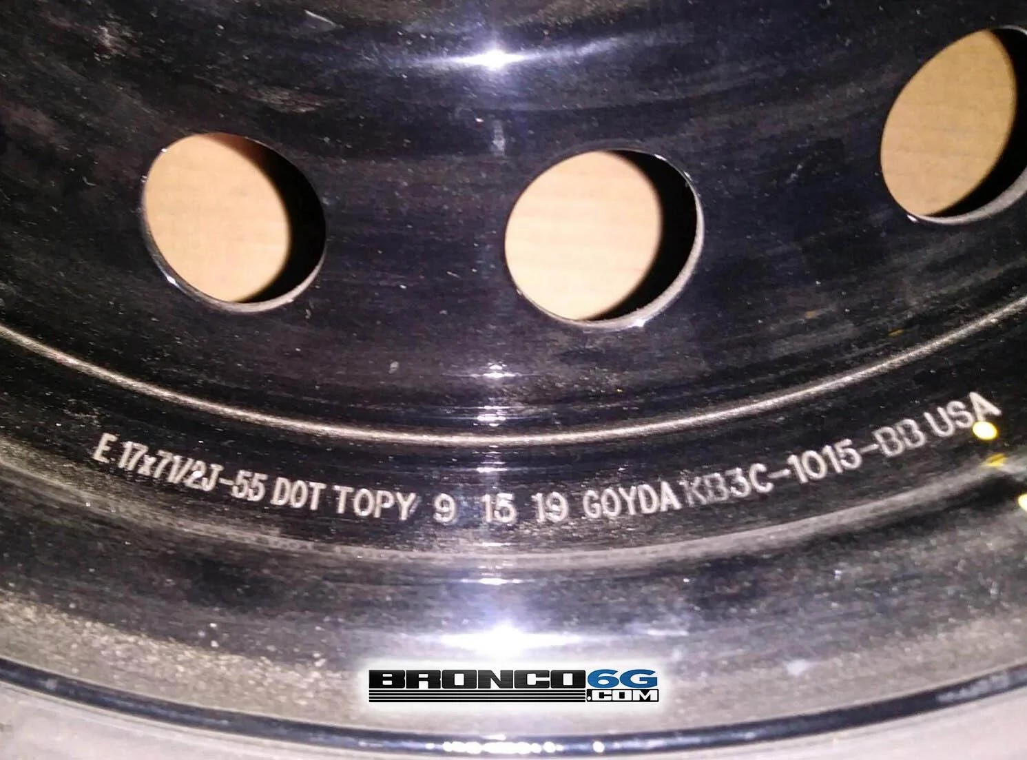 Ford Bronco Bore Size? 2021 Bronco - Factory Rims _ Wheels Specs 4