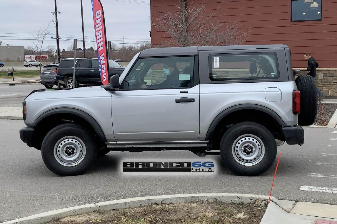 Ford Bronco Let me know what ya think Iconic Silver Base Bronco 2-Door Steel Wheels