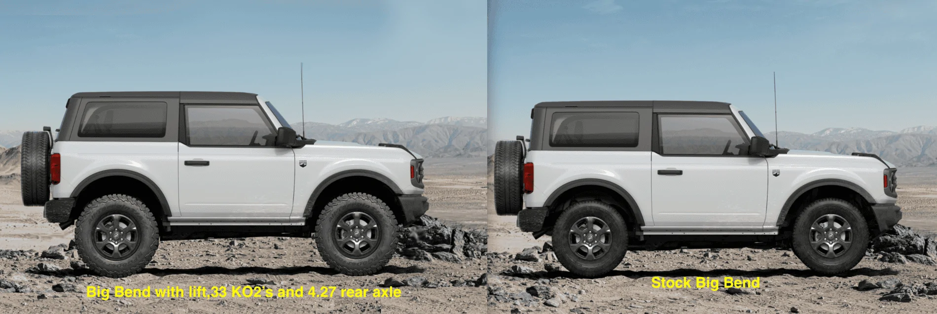 Ford Bronco Big Bend clearance for bigger tires Screen Shot 2021-02-06 at 2.23.58 PM