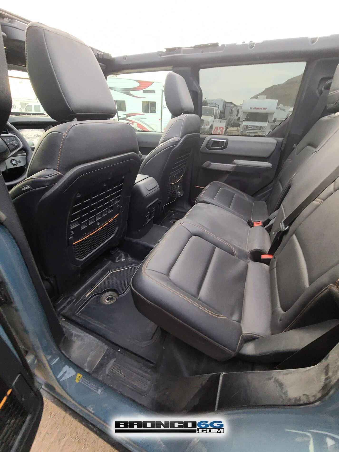 Ford Bronco More Bronco pics from KOH and manual transmission short ride review Area 51 2021 Bronco Badlands Rear Seats at KOH 1