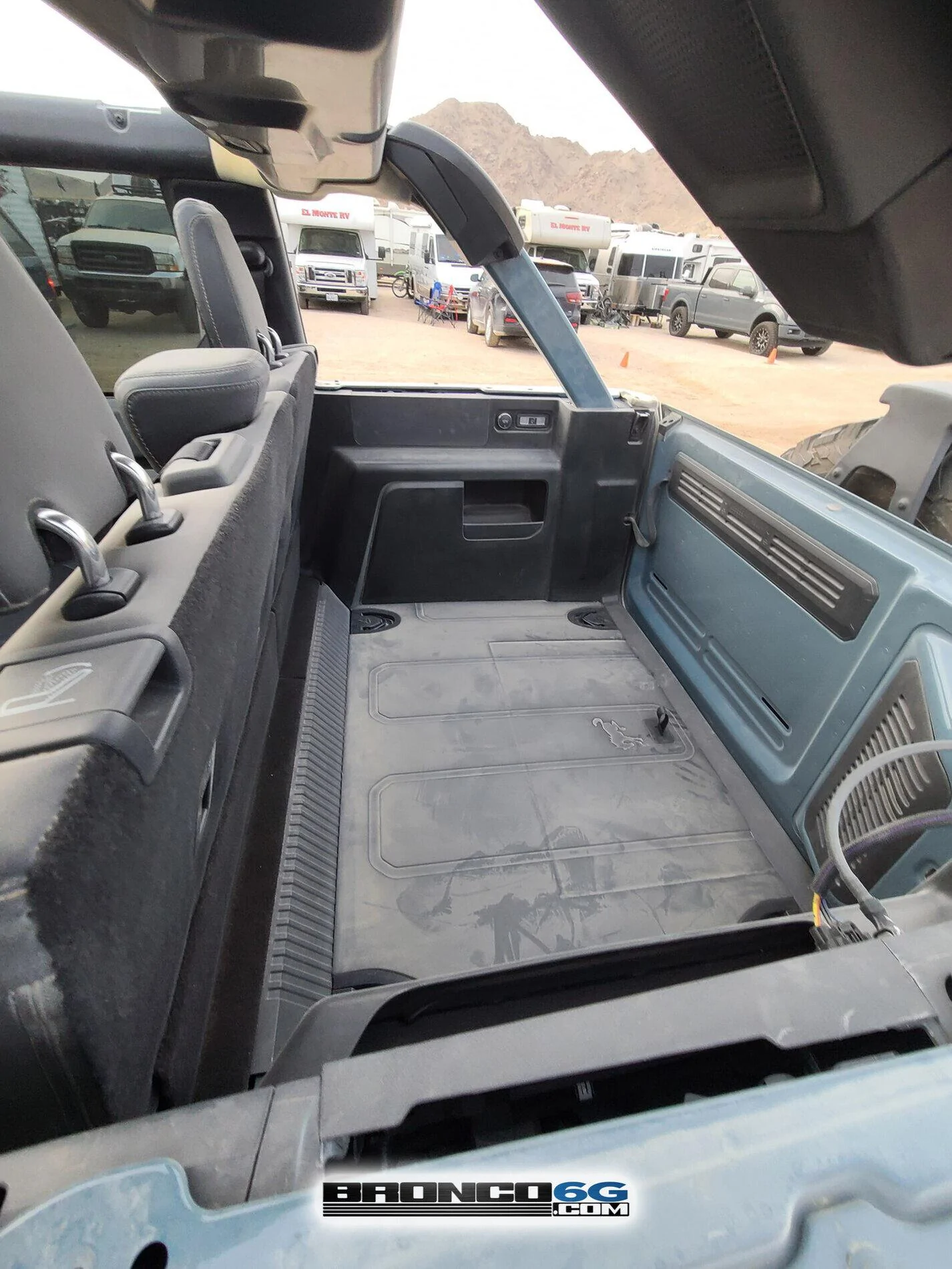 Ford Bronco More Bronco pics from KOH and manual transmission short ride review Area 51 2021 Bronco Badlands Cargo Trunk Area