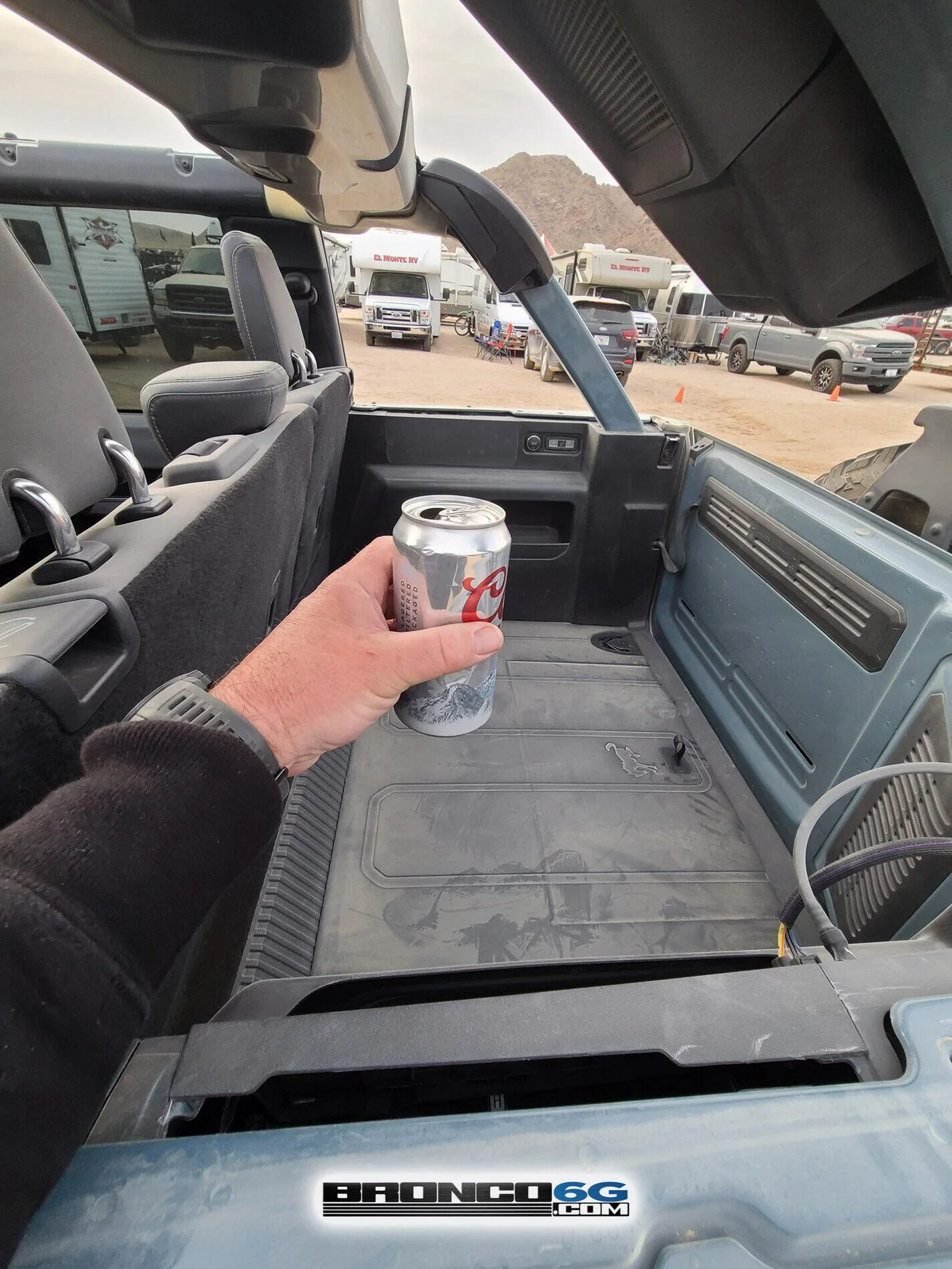 Ford Bronco More Bronco pics from KOH and manual transmission short ride review Area 51 2021 Bronco Badlands Cargo Trunk Area 1