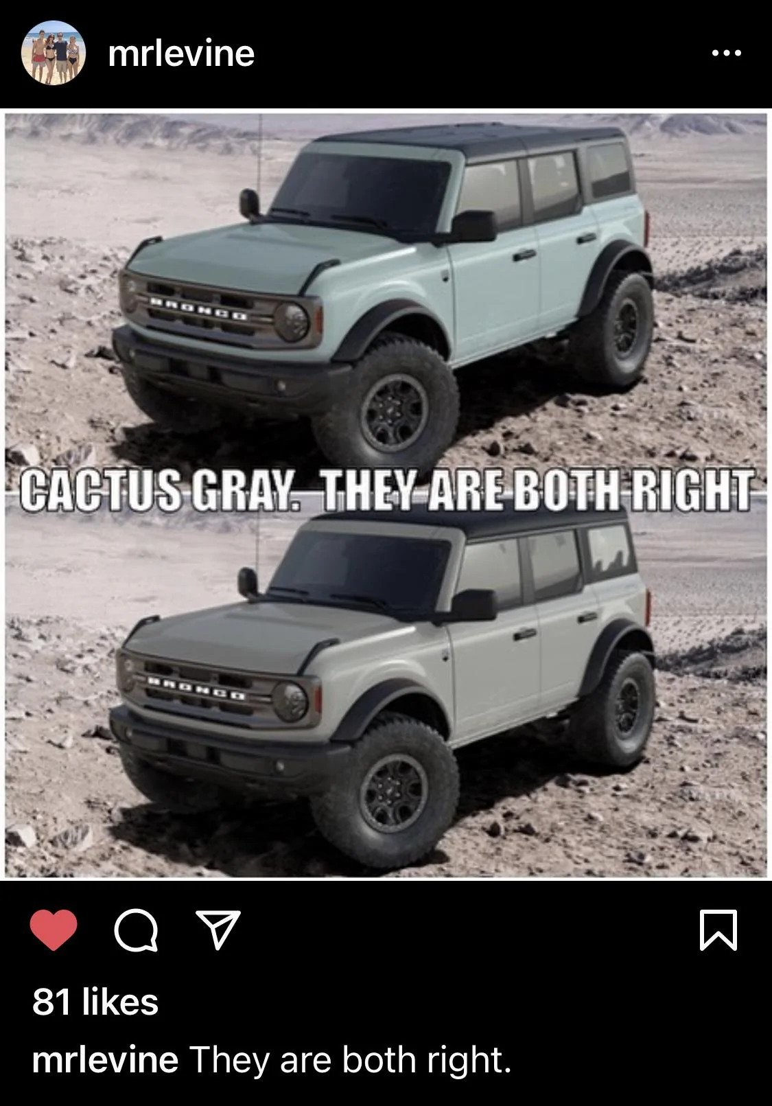 Ford Bronco What Happened to Cactus Gray?? 959CCF51-2E34-4459-AEAA-1B736C128845