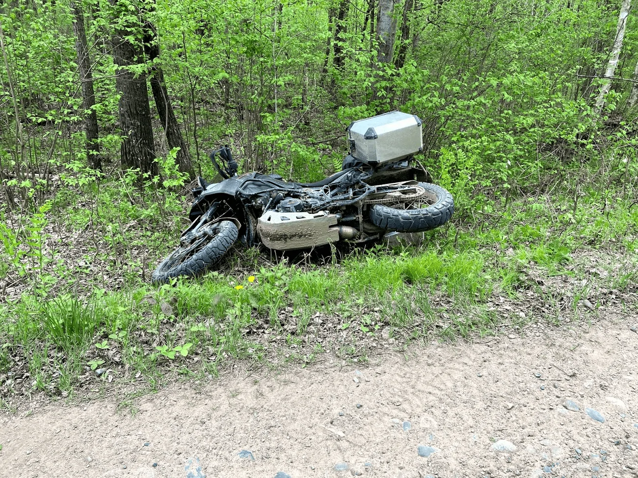 Ford Bronco Anyone else ride an ADV motorcycle? 1612890460964