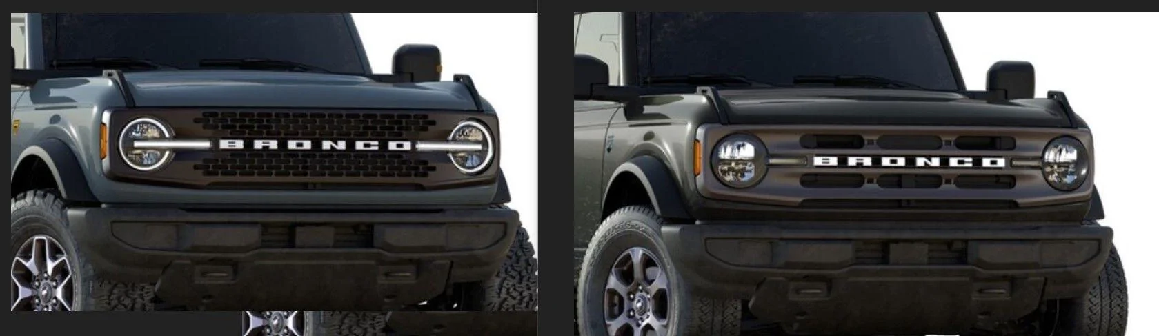 Ford Bronco Front grilles photos compilation? BL-vs-BB-Grille-01