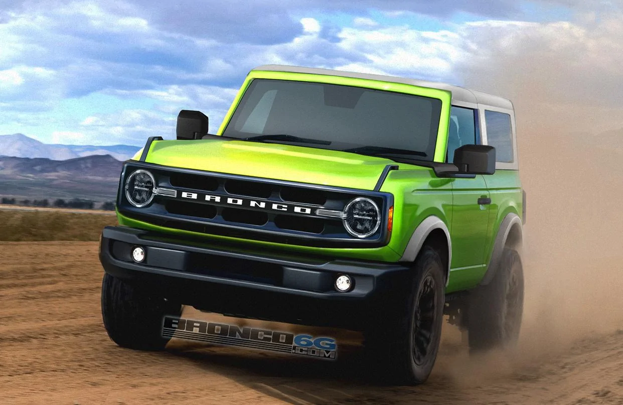 Ford Bronco Grabber Lime 2021 Bronco Preview Renderings Untitled-6