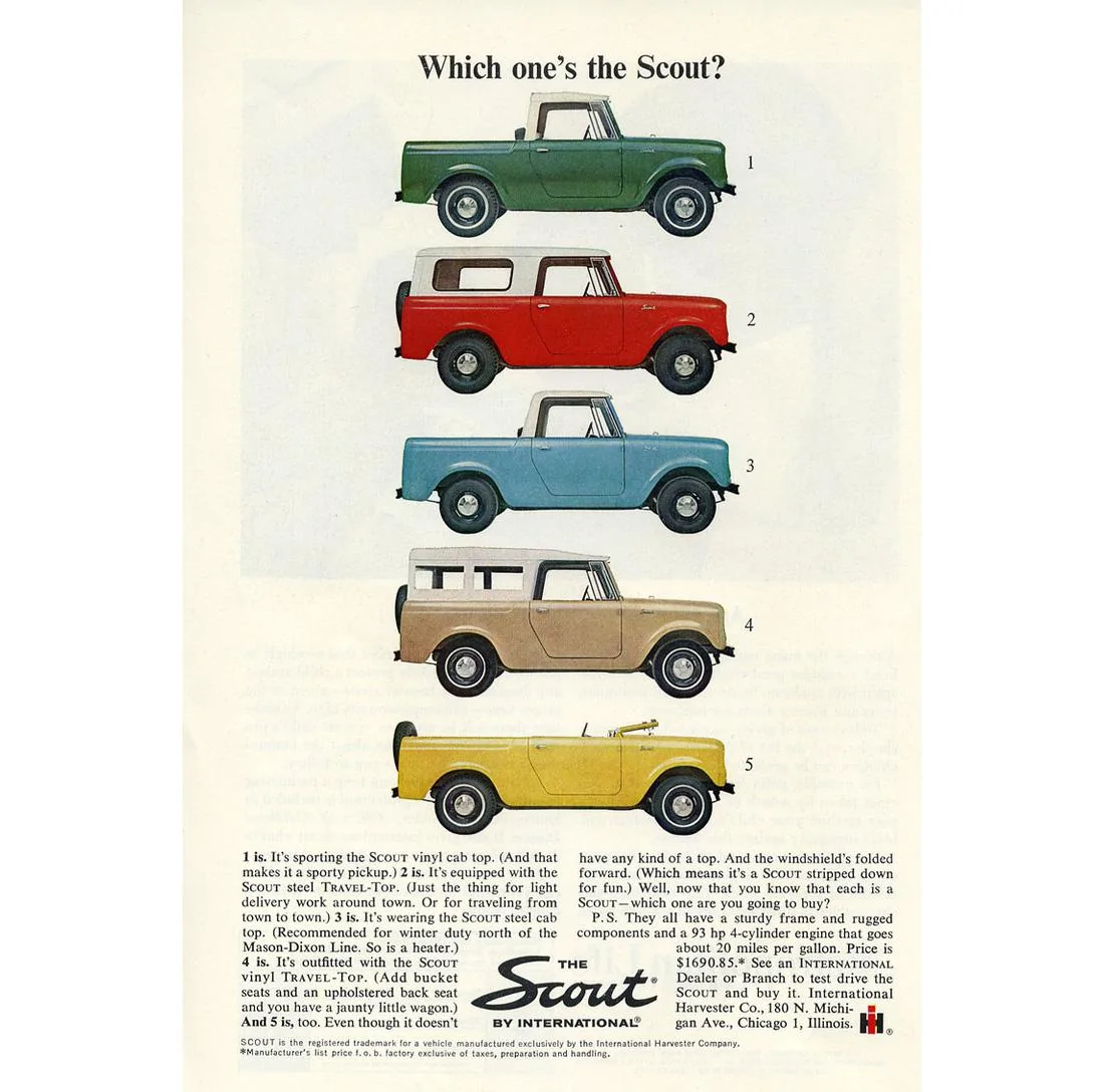 Ford Bronco Bronco heritage: Remembering the Scout 1594562494592