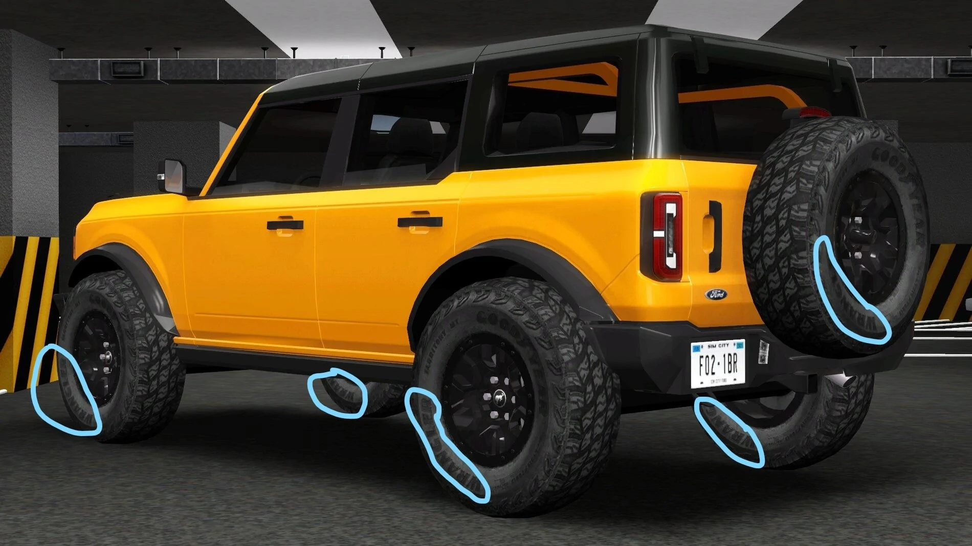 Ford Bronco Bronco in The Sims 3 tt7