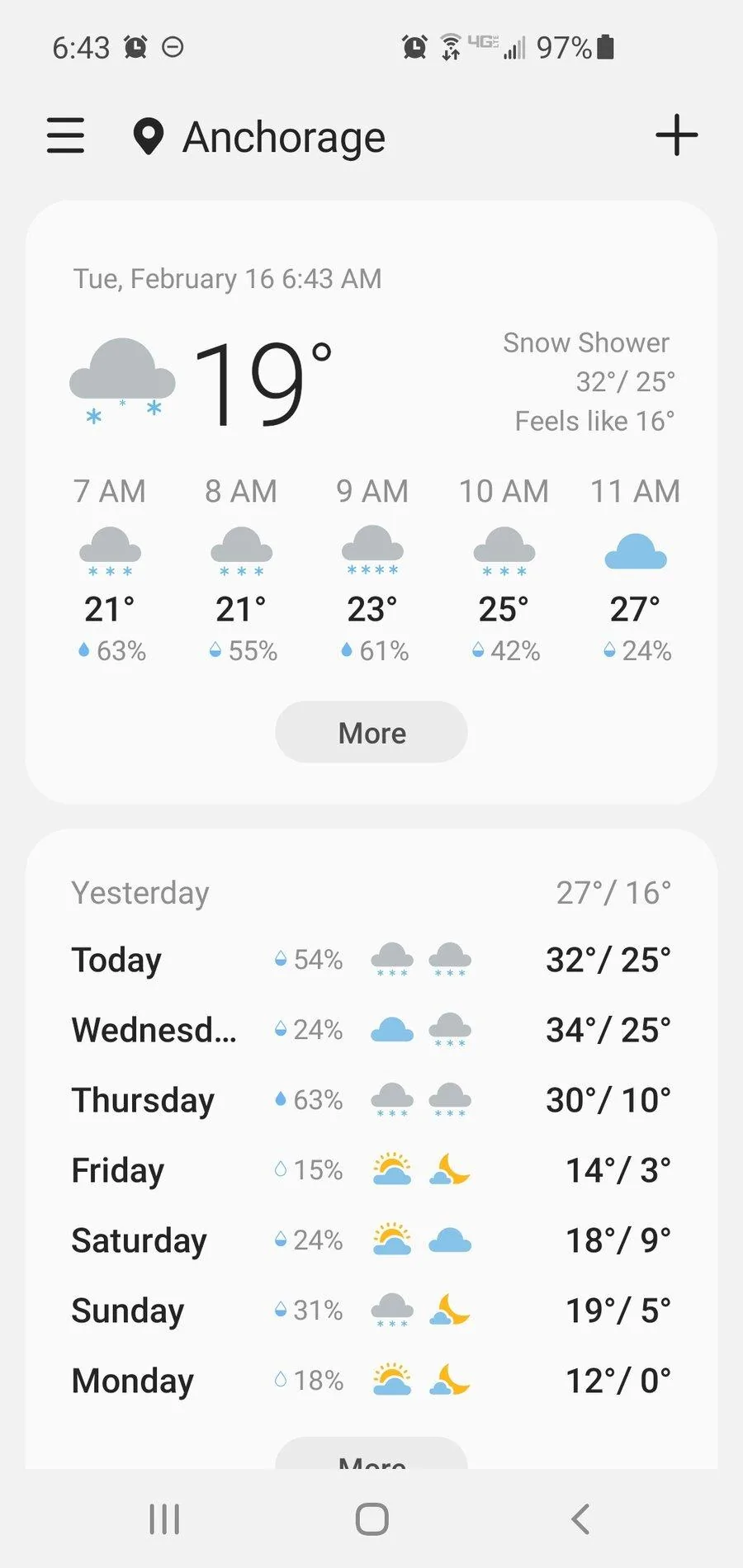 Ford Bronco Temperature Check Screenshot_20210216-064355_Weather