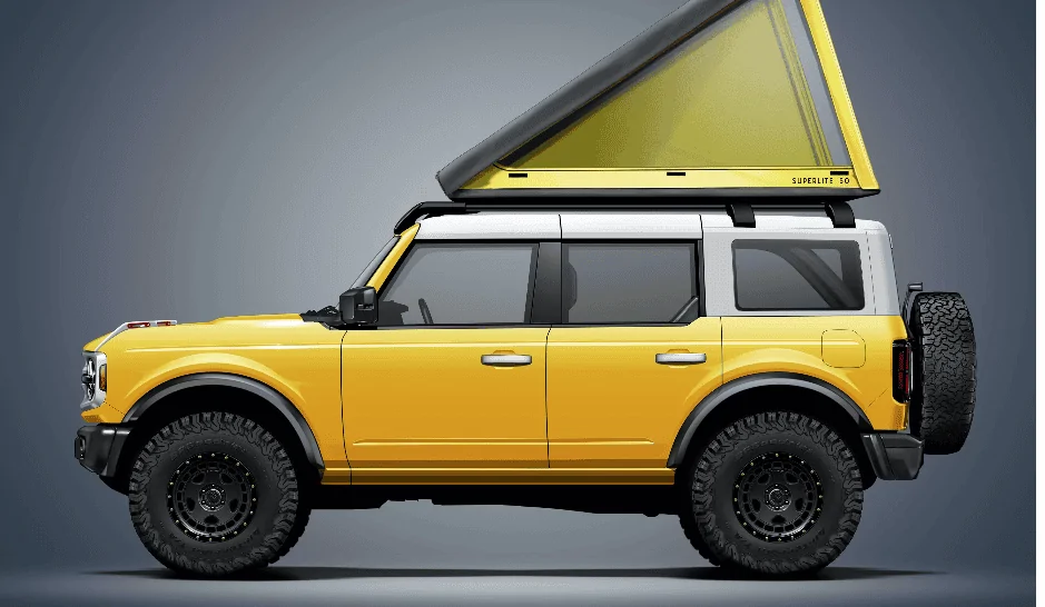 Ford Bronco Badlands Model - Rooftop Tent forces 2.3L Engine 1613493924517