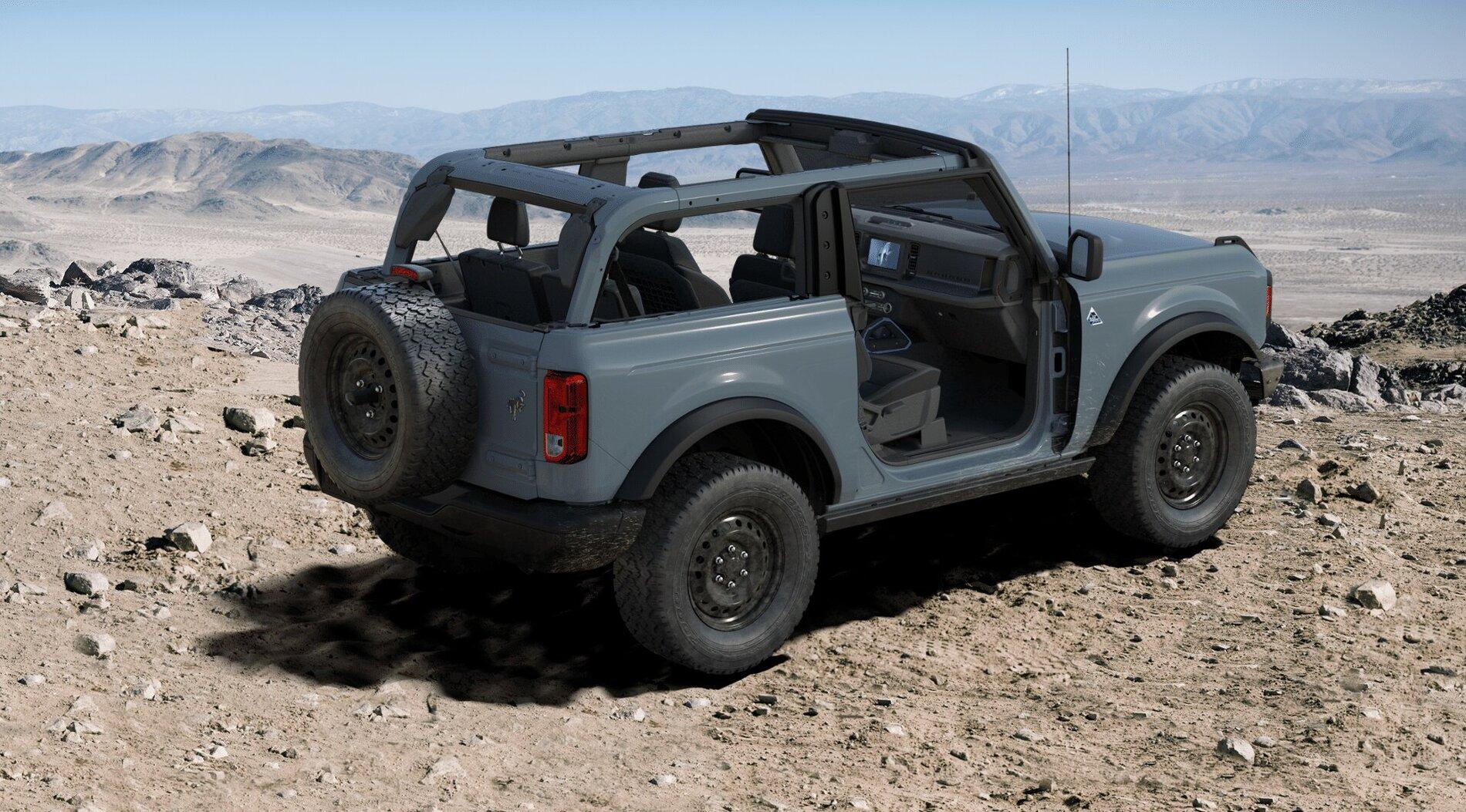 Ford Bronco Hard-top - 2nd row section storage - roof rack? Options? vehicle (1)
