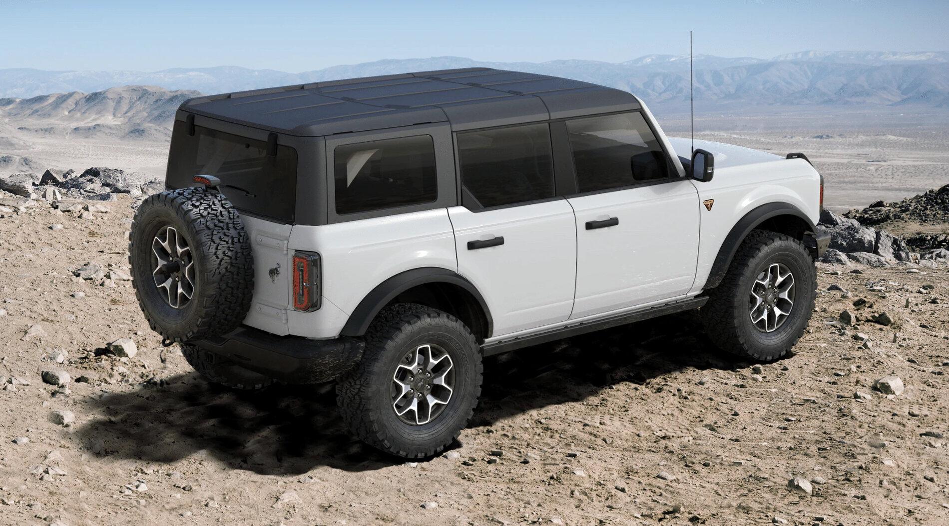 Ford Bronco California Check In white_bronco