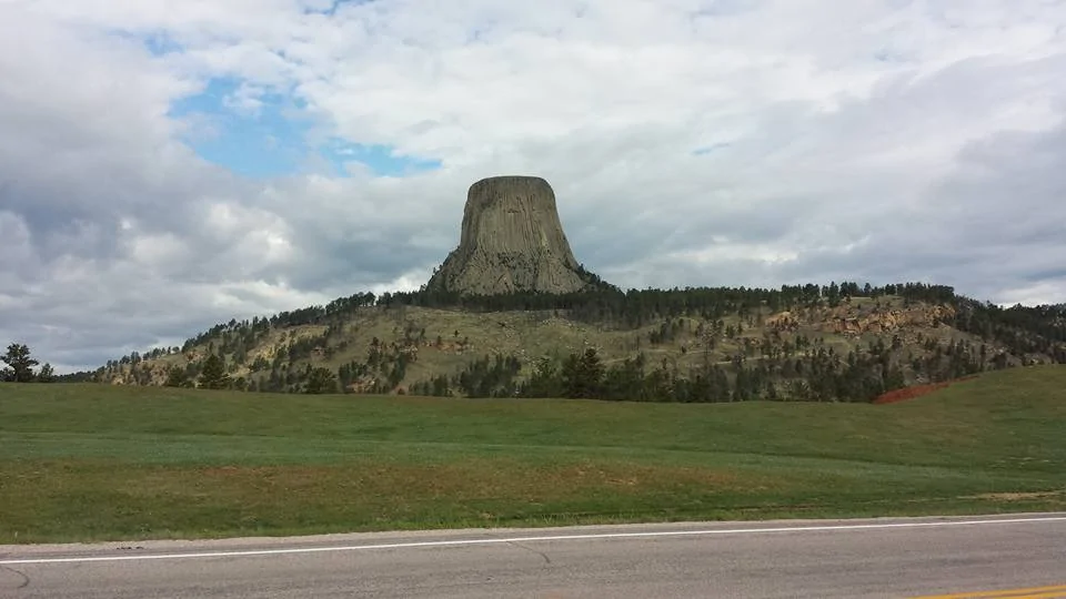 Ford Bronco Hello from Wyoming devils tower