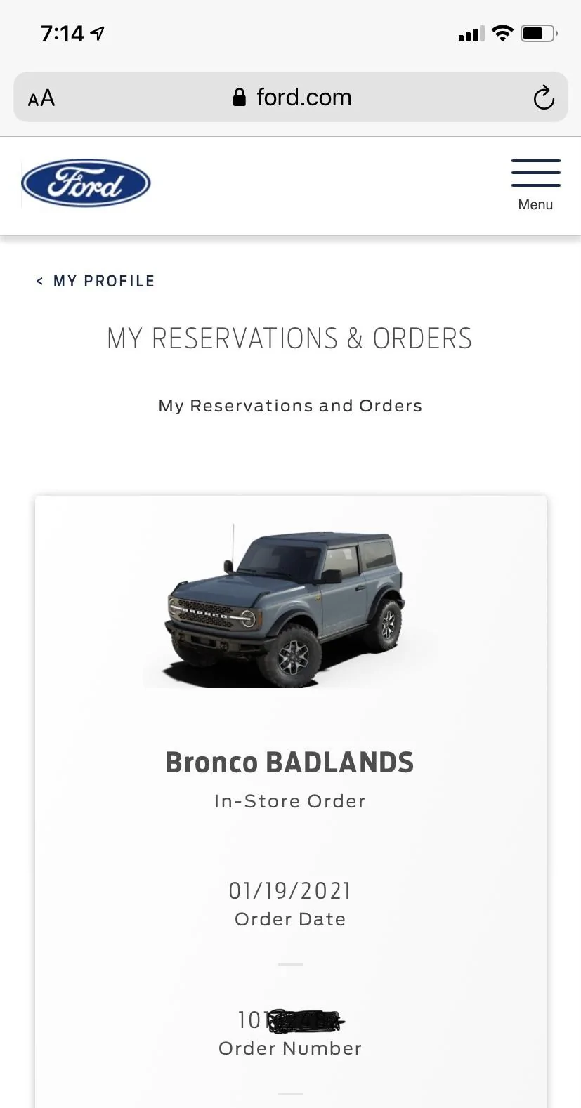 Ford Bronco Ford order confirmation email 09DB07D1-ECE4-406D-834C-8B296CA9DBA7