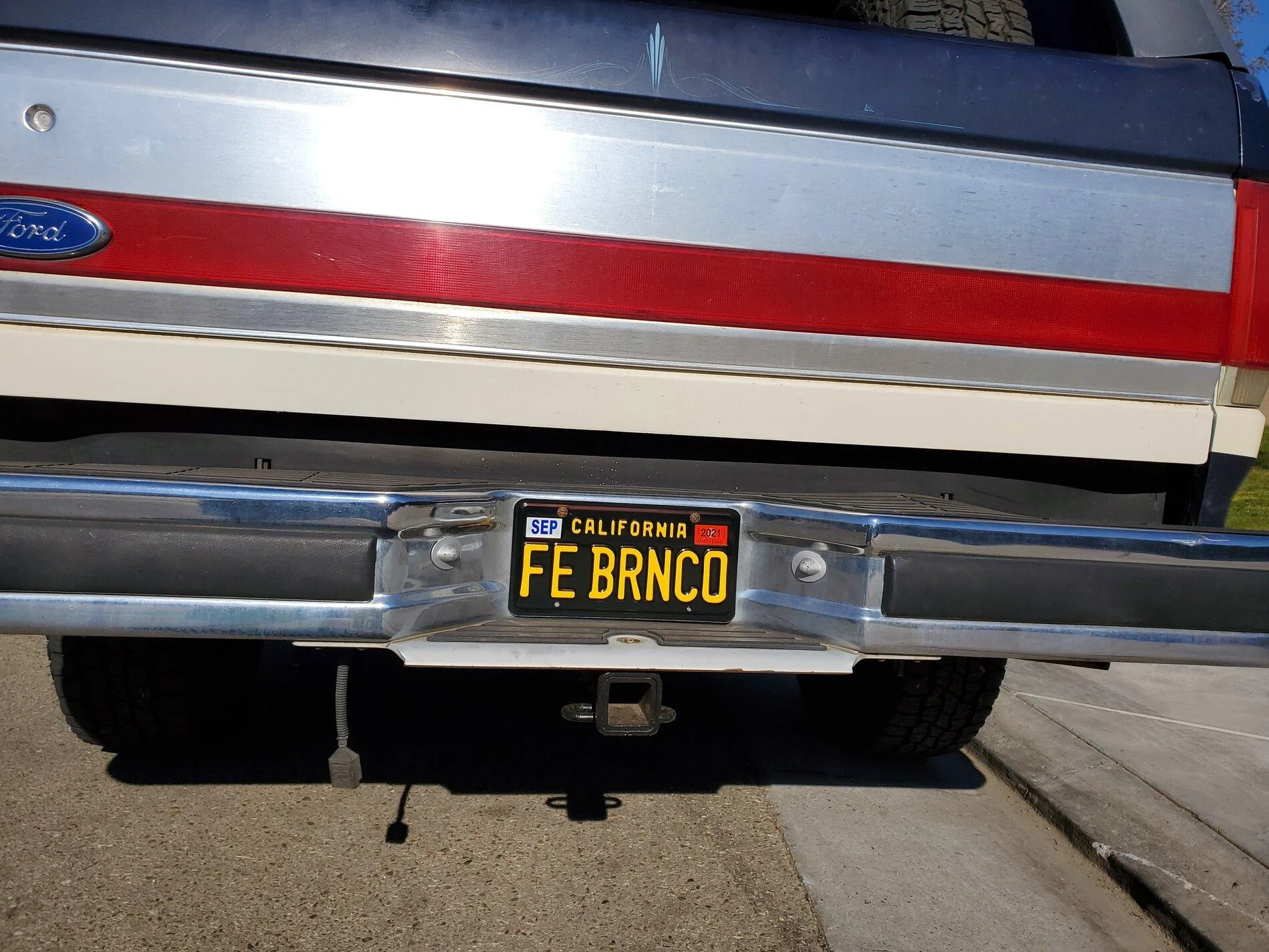 Ford Bronco Custom vanity license plate for Bronco? 20210301_092451