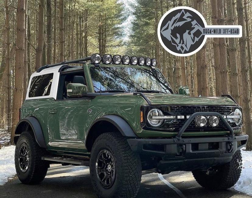 Ford Bronco Wildtrak Bronco rendered in green greengo