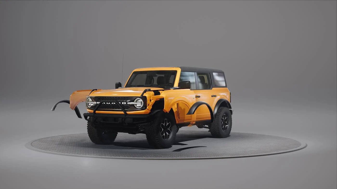 Ford Bronco How the Bronco's Modular Platform Allows for Easy Customization and Modifications Bronco_modularity_renderings_06