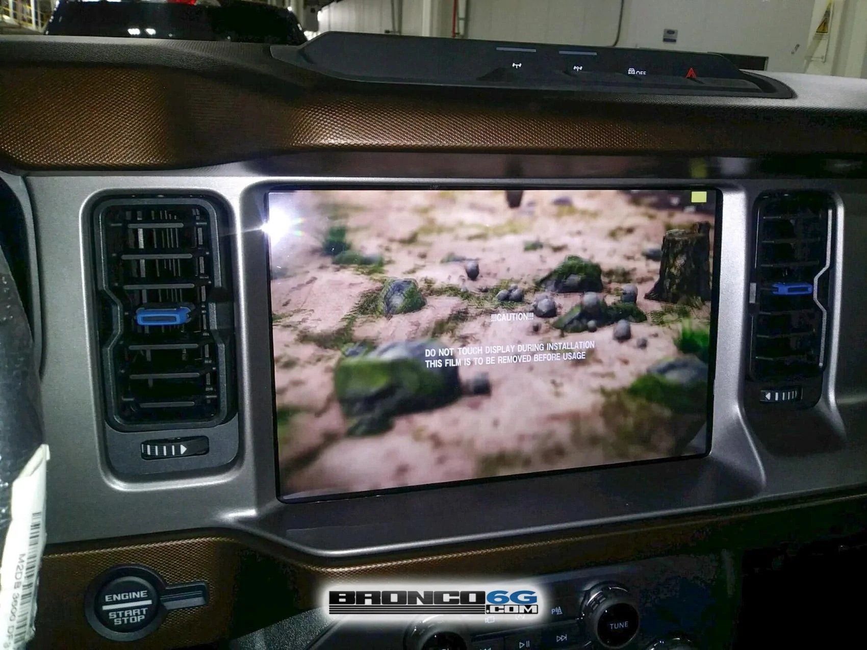 Ford Bronco Crippling Indecision Discussion Factory 2021 Bronco start up screen 1