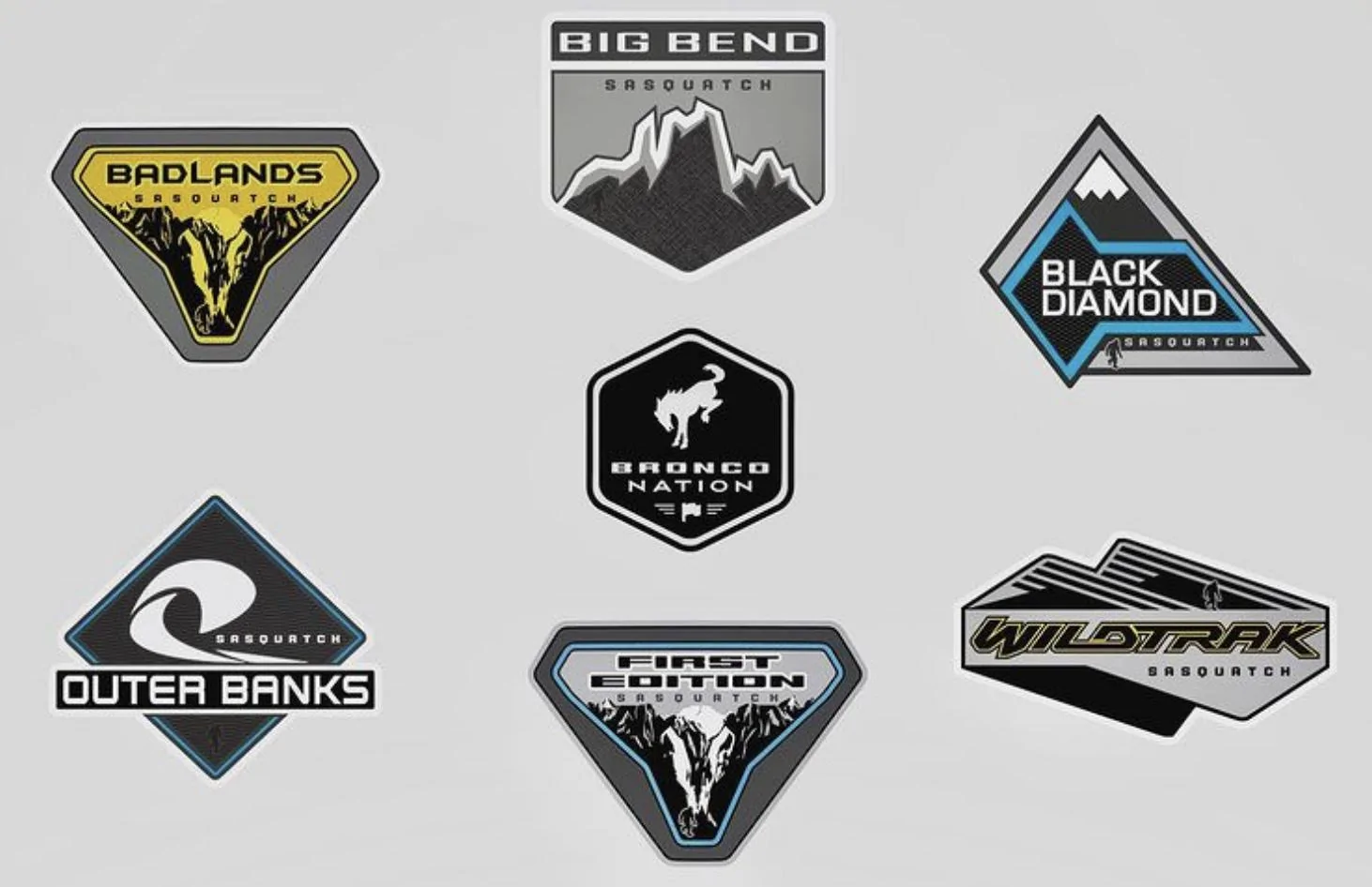 Ford Bronco Badlands Sasquatch Badge 451FA80C-C0B3-4799-AE75-21D34AEEC49D