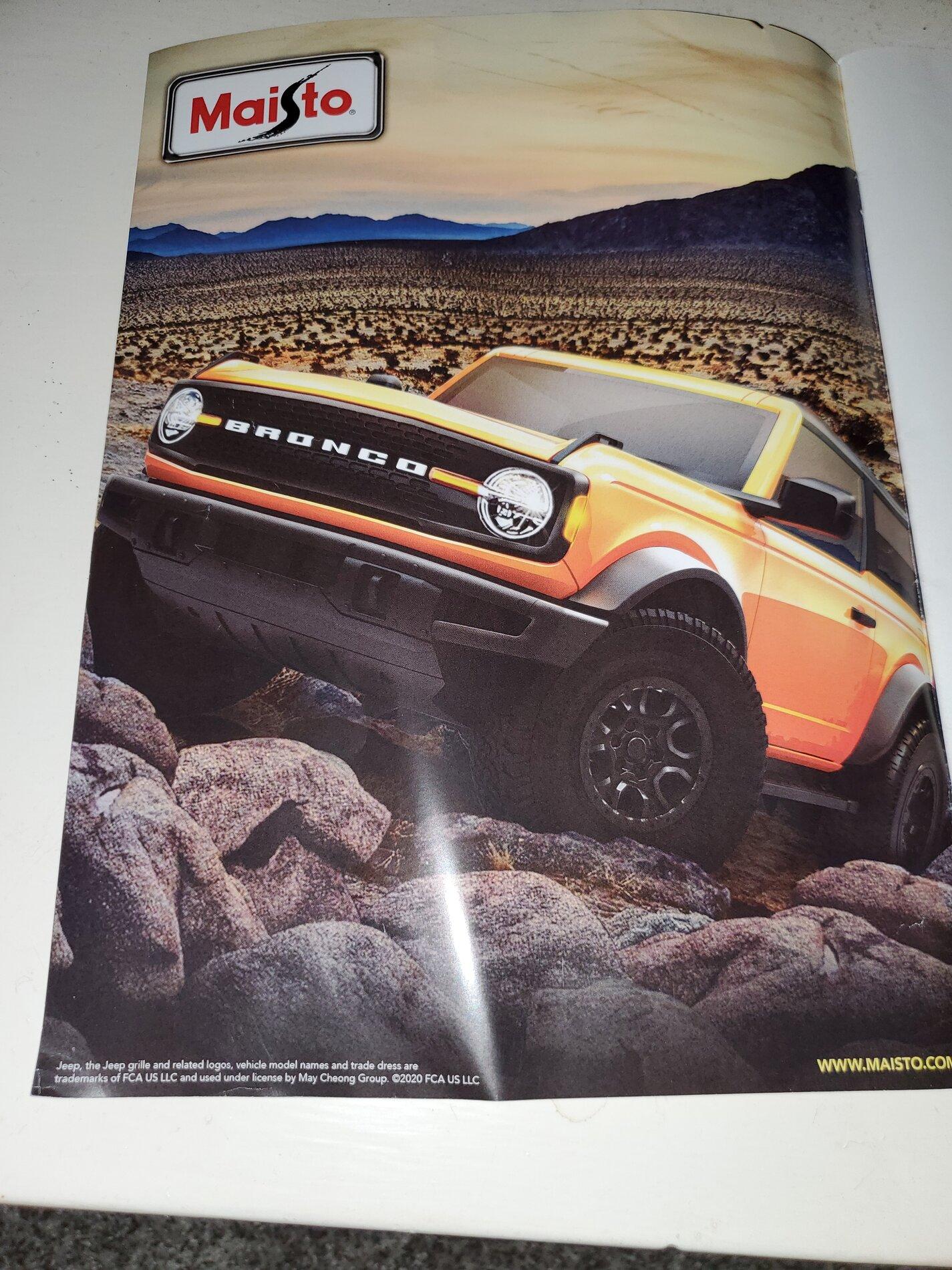 Ford Bronco Maisto full page Bronco ad 20210305_010001