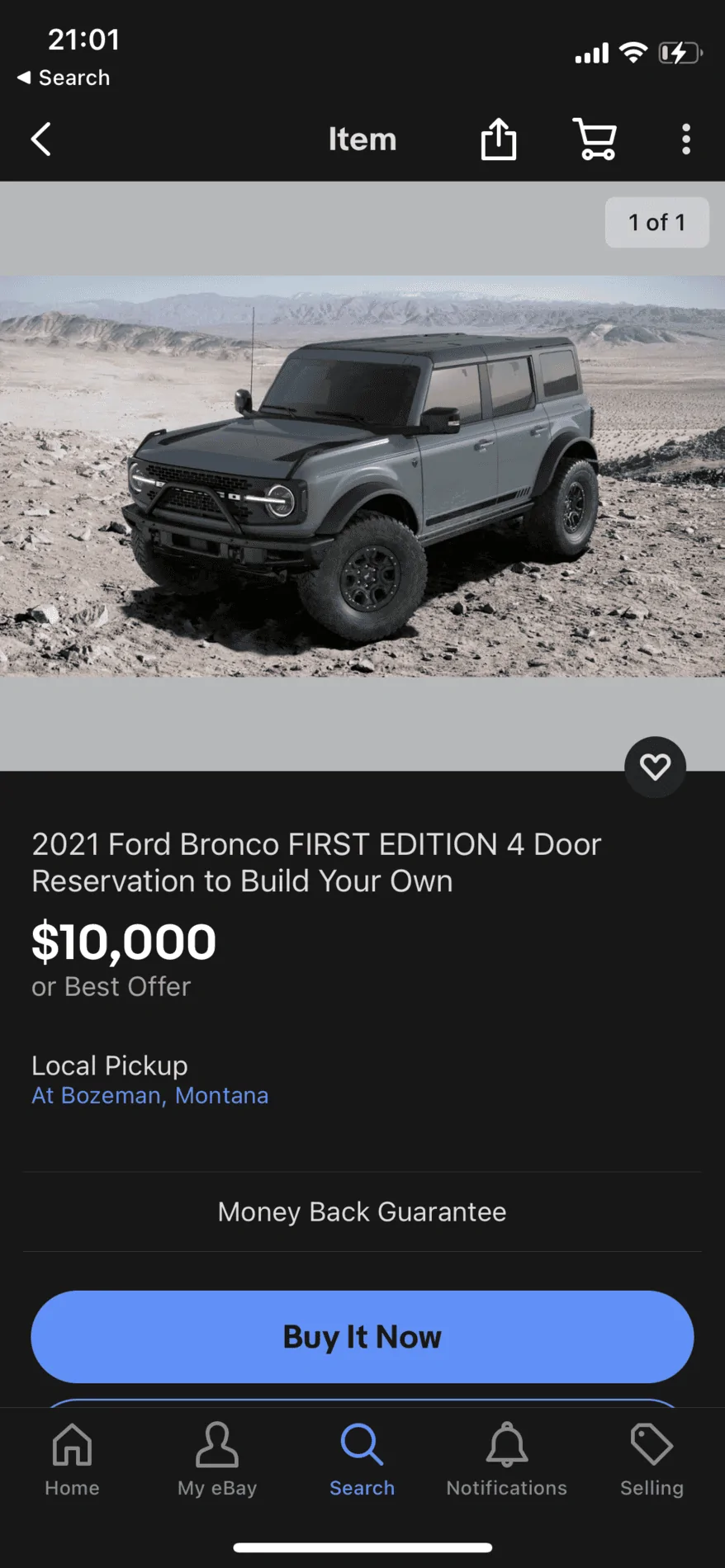 Ford Bronco Reservation flipping FCBF1145-C6B6-4AD7-A964-87A399CE65FC