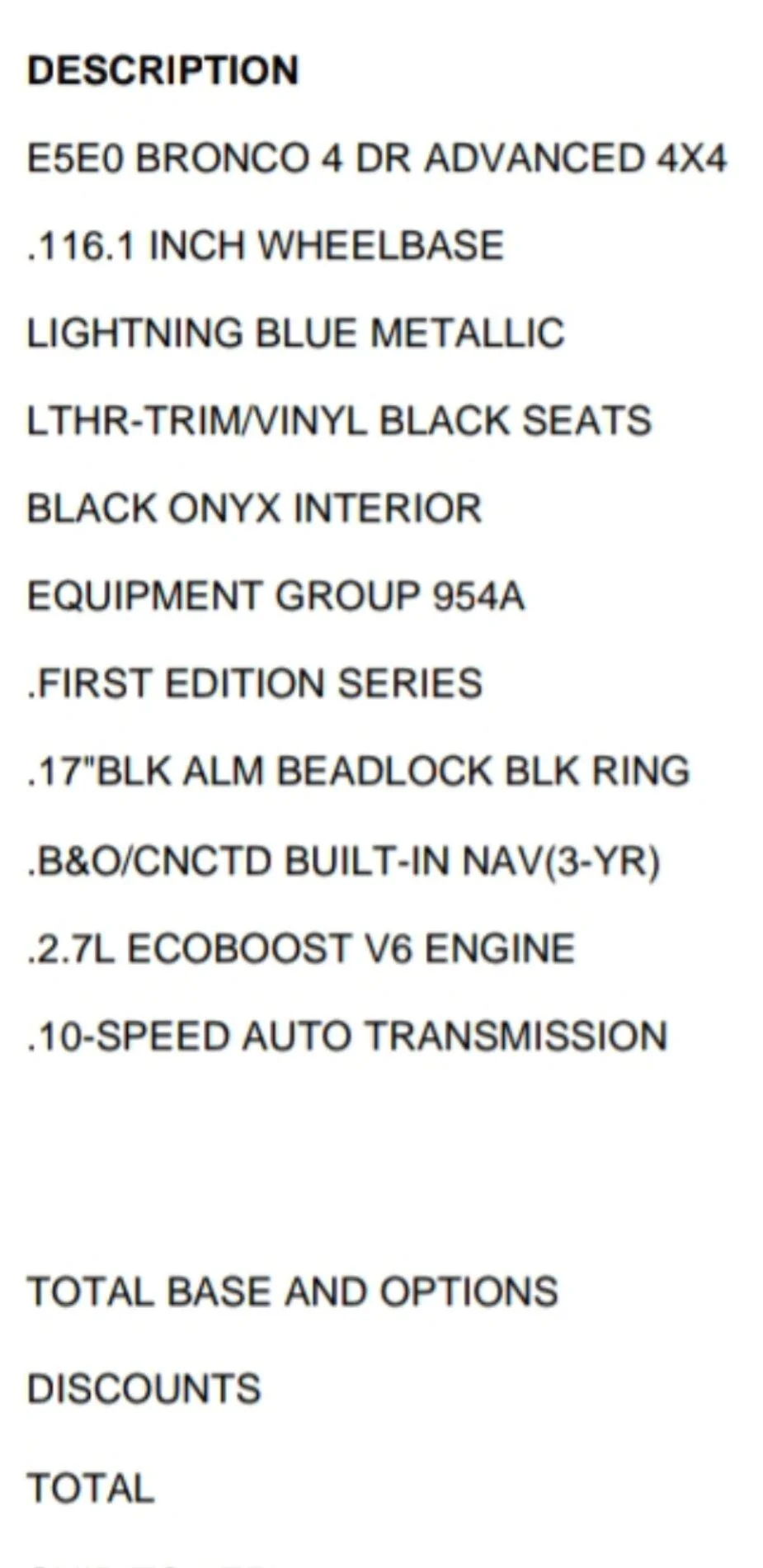 Ford Bronco Order Confirmation Email shows Incorrect Order!? Screenshot_20210309-160017_Gallery
