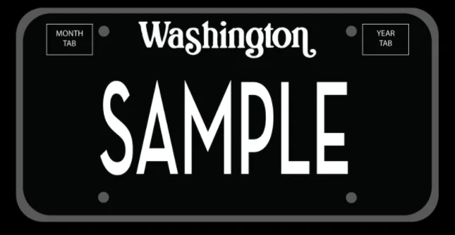 Ford Bronco Blackened License Plate 1615395107857
