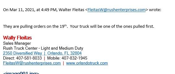 Ford Bronco First Edition Order Confirmations 1615581161736