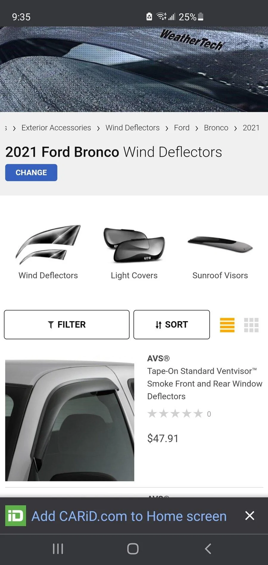 Ford Bronco Vent Shades? Screenshot_20210312-213515_Chrom
