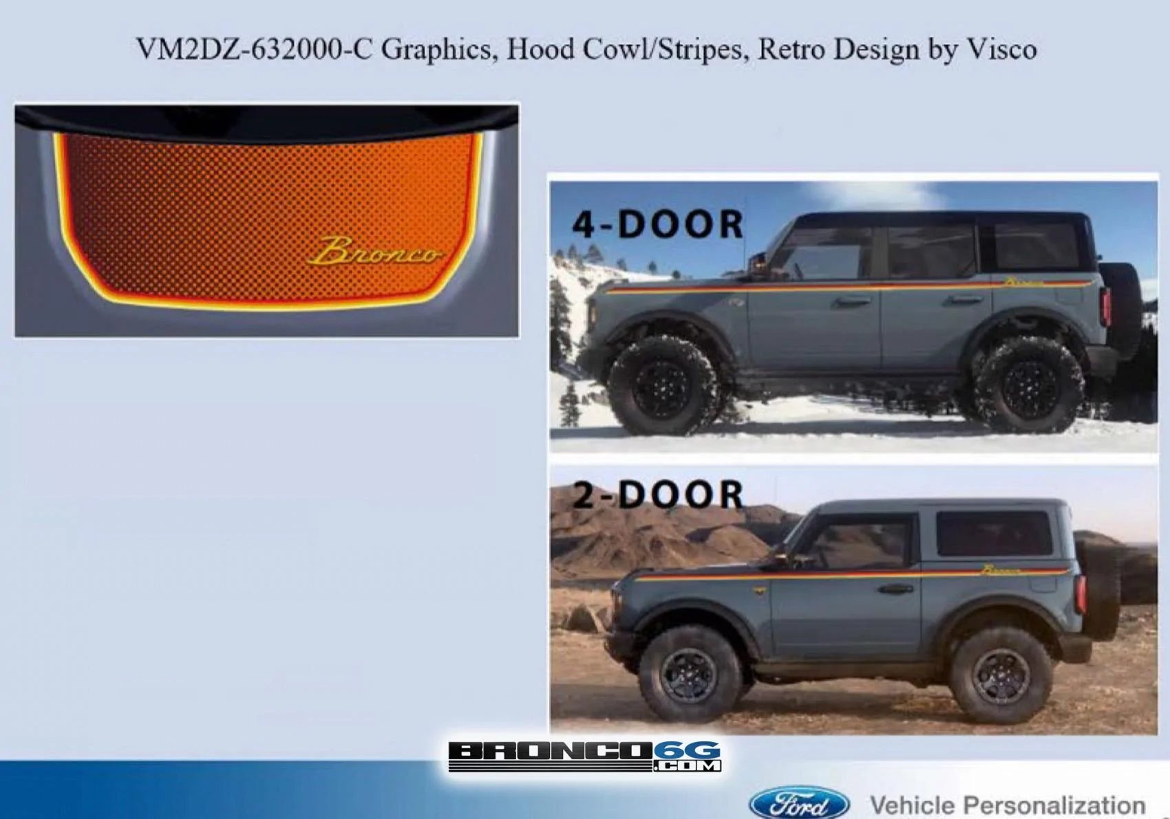 Ford Bronco First view of hood scoop accessory option on 2021 Bronco (+ door moldings) 0ECAA651-1374-4EE6-B43E-A648366E2DAB