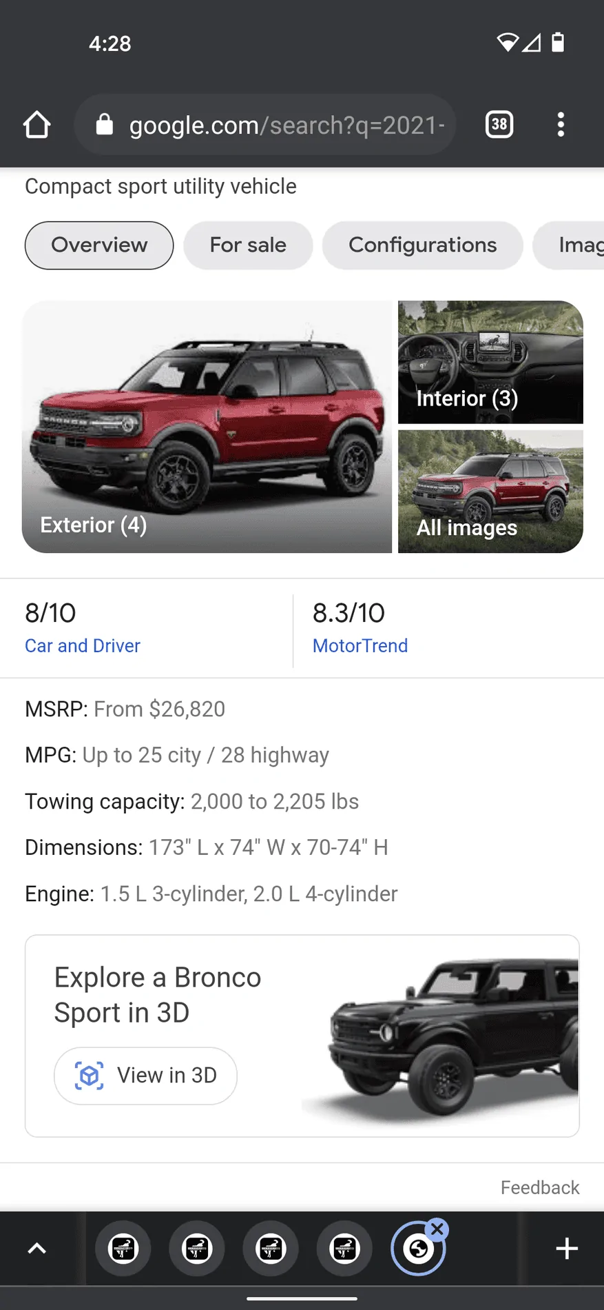 Ford Bronco April Build, June Delivery! Screenshot_20210315-162846