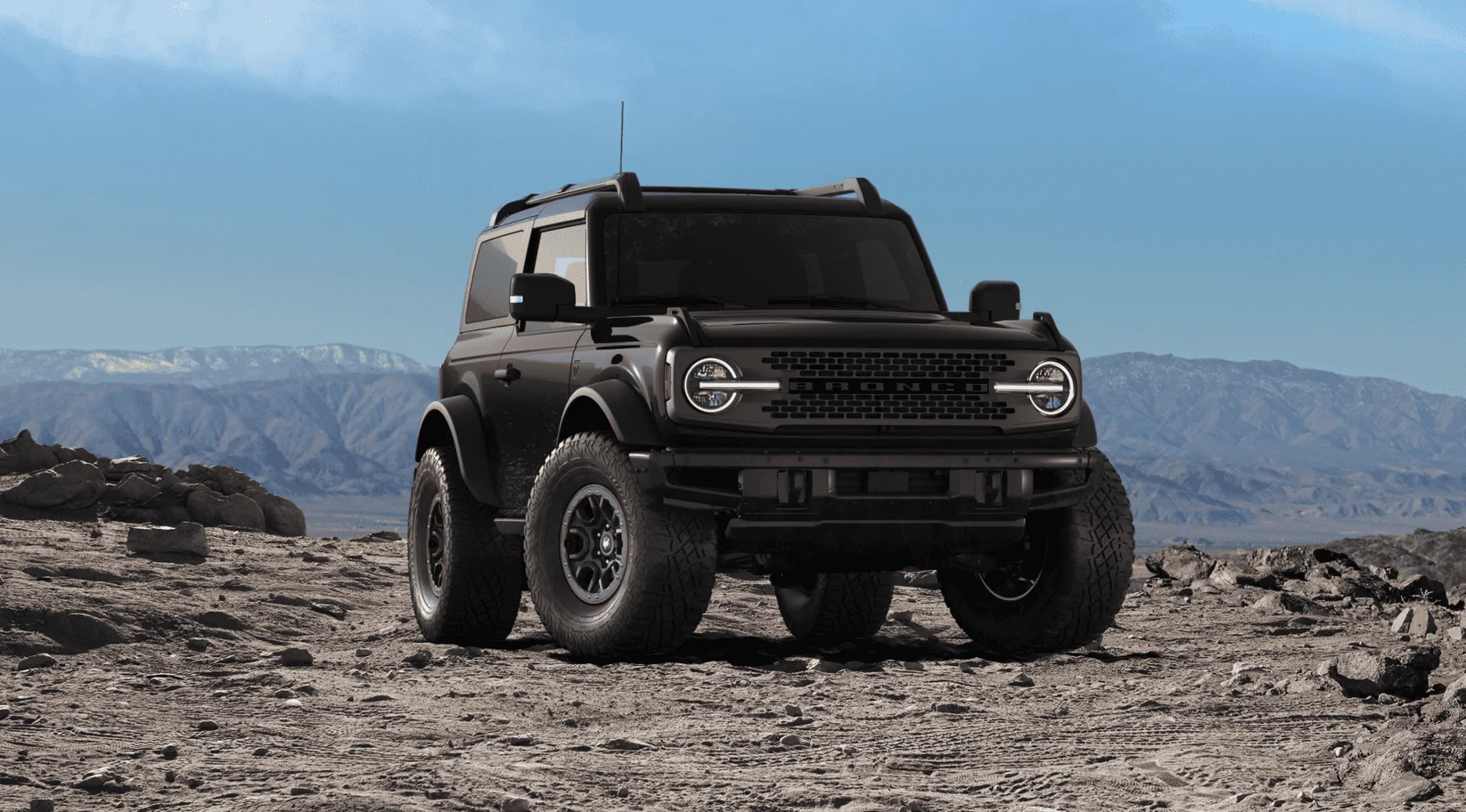 Ford Bronco BRONCO LED lighting grill or Painted lettering? vehicle-4 blackout lettering