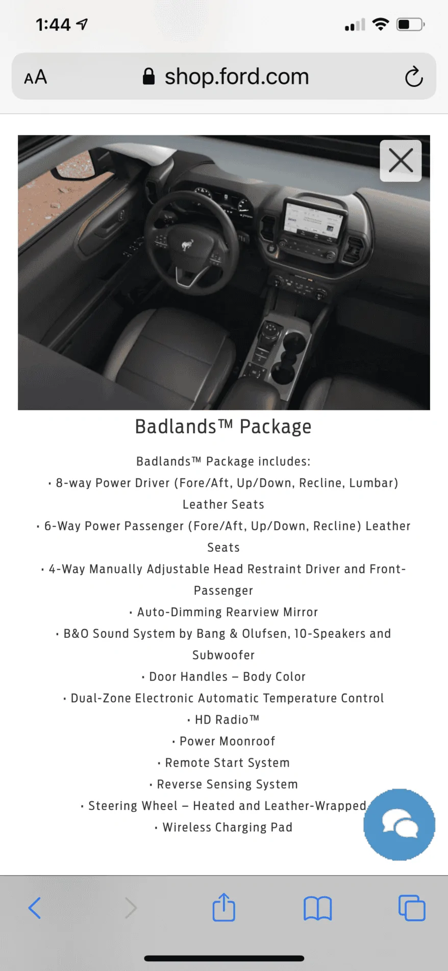 Ford Bronco Badlands Bronco/BS Leather Pkg. Disparity 4F40A320-3818-4346-B3CF-67796D3305D3