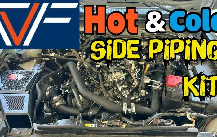 Added the CV Fabrication Intercooler and Hot and Cold side piping kit!
