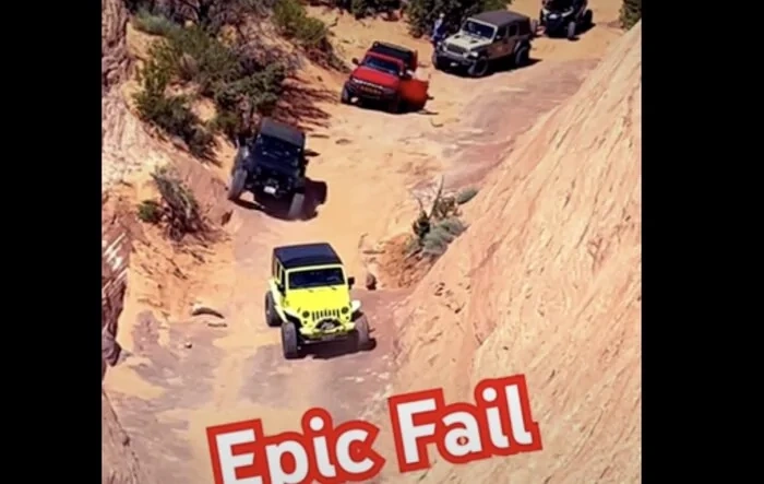 Bronco owner loses his mind after getting hit on Hell's Gate @ Moab. Are we better than this?