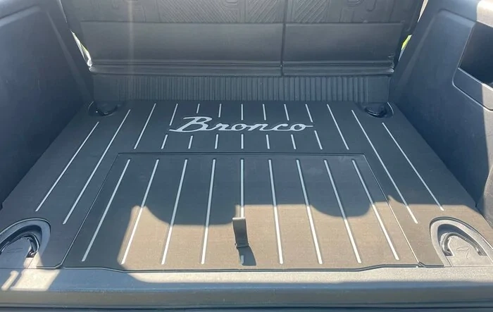 Coolest custom cargo mat floor installed