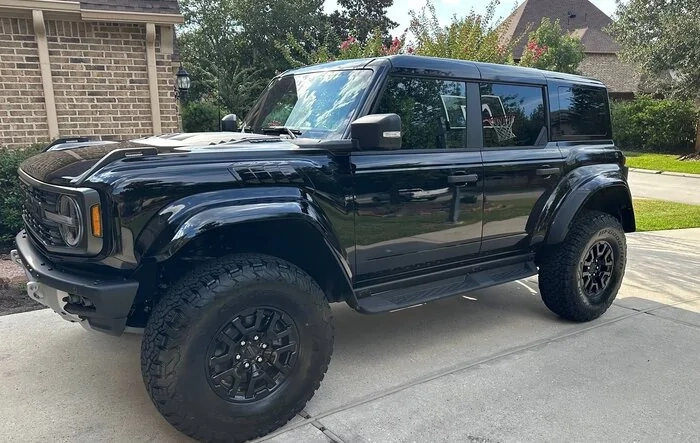 Raptor Bronco Color Matched Shadow Black Top