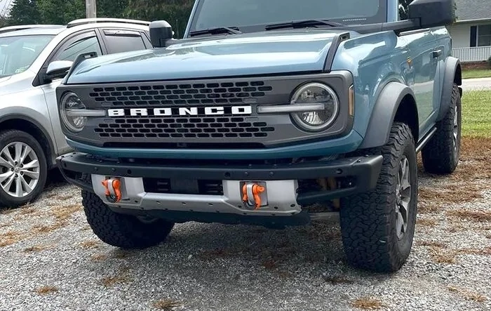 2023 Bronco Badlands Plastic Bumper Swap > Raptor Modular Bumper