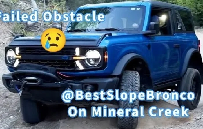 Failed Obstacle on Mineral Creek - Looking for Feedback